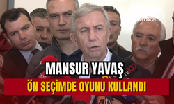 Mansur Yavaş ön seçimde oyunu kullandı