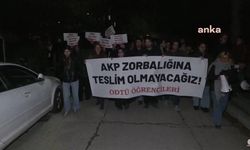 ODTÜ öğrencilerinin İmamoğlu protestosuna polis müdahalesi!