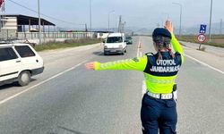 Otoyolda havadan trafik denetimi gerçekleştirildi