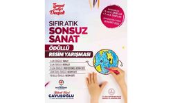 Denizli'de "Sıfır Atık" temalı resim yarışması