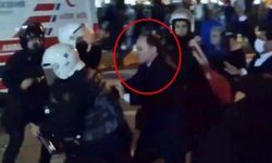 Ankara'da protesto anında sivil polise şaşırtıcı müdahale!