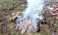 Kastamonu'da yangın: Üç ev ve çok sayıda ahır yanarak kullanılamaz hale geldi