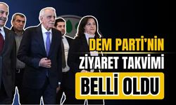 Dem Parti'nin ziyaret takvimi belli oldu