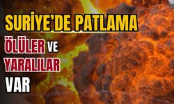 Suriye'de şiddetli patlama meydana geldi!