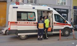 Direksiyon başında rahatsızlanan sürücü kaza yaptı