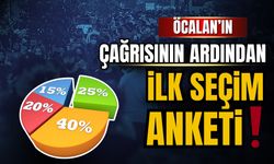 Öcalan'ın çağrısının ardından ilk anket sonuçları