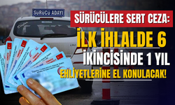 Sürücülere sert ceza: Ehliyete el koyulacak!