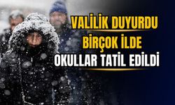 Yoğun kar yağışı nedeniyle birçok ilde eğitime ara verildi!