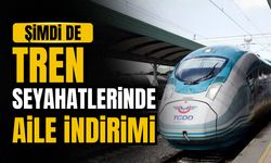 Şimdi de tren seyahatlerinde aile indirimi