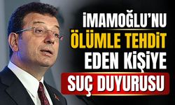 İmamoğlu, kendisini tehdit eden kişi hakkında suç duyurusunda bulundu