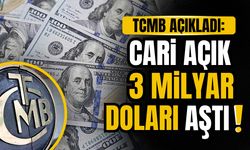 Cari işlemler hesabı, 3 milyar 795 milyon dolar açık verdi