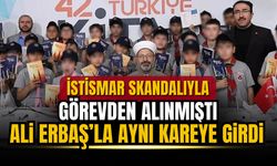 İstismar skandalıyla görevden alınan isim, Ali Erbaş'la aynı karede