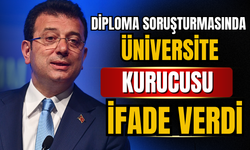 Diploma soruşturmasında Üniversite kurucusu ifade verdi