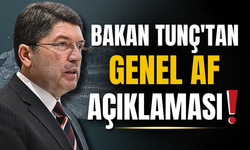 Adalet Bakanı Yılmaz Tunç'tan 'Genel Af' açıklaması!