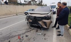 Kavşakta zincirleme kaza: 1 yaralı