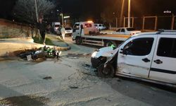 Kırıkkale'de hafif ticari araç ile motosiklet çarpıştı: 1 ölü