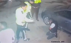 Sokak ortasında sert müdahale! İki polis açığa alındı