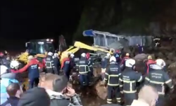 Samsun'un Büyükçekme Mahallesi'nde heyelan meydana geldi