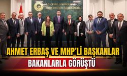 Ahmet Erbaş ve MHP’li başkanlar bakanlarla görüştü