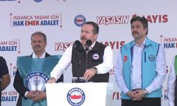 Ankara'da 1 Mayıs kutlamaları... Memur-Sen Genel Başkanı Yalçın: 1 Mayıs küresel ifsat şebekelerine karşı, LGBT borazanlarına karşı sus deme günüdür
