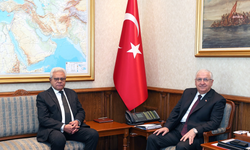 Bakan Güler, Pakistan'ın Ankara Büyükelçisi Cüneyd'i kabul etti