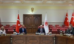 Bakan Yaşar Güler, UTAH Dünya Ticaret Merkezi Başkanı Jeff Flake'i ve beraberindeki heyeti kabul etti