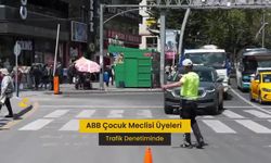 Başkentli minik polisler trafik denetiminde