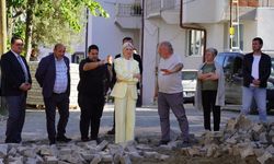Bilecik Belediye Başkanı Subaşı, kilit parke taşı çalışmalarını inceledi