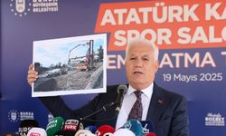 Bursa Büyükşehir Belediyesi, Atatürk Spor Salonu’nun temelini düzenlenen törenle attı 