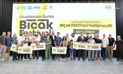 Bursa'da bıçağın ustaları ödüllendirildi