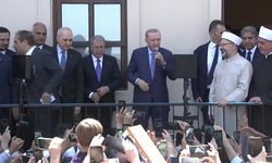 Cumhurbaşkanı Erdoğan, restore edilen Gümrükçü İshak Ağa Camii’nin açılış törenine katıldı