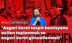 DİSK Başkanı Arzu Çerkezoğlu'ndan asgari ücret açıklaması: "Asgari Ücret Tespit Komisyonu acilen toplanmalı"