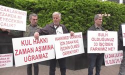 Eğrek’in iş arkadaşları Çalık Holding önünde toplandı: "Hakkımızı istemeye geldik diye bizi de mi döverek öldüreceksiniz?”