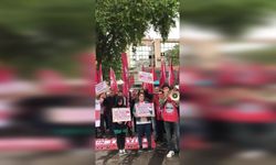 Ev hapsi nedeniyle 1 Mayıs kutlamalarına katılamayan BİRTEK-SEN Genel Başkanı Türkmen: Annemi de meydanlara düşürdünüz ya, artık siz düşünün   