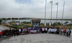 İzmir Kuş Cenneti'nde Ata’ya Saygı Yürüyüşü 