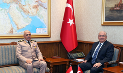 Milli Savunma Bakanı Güler, Mısır Genelkurmay Başkanı Korgeneral Khalifa'yı kabul etti