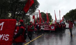 Muğla’da yağmurlu havada 1 Mayıs coşkusu