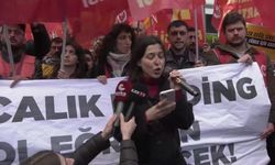 Siyasi parti ve örgütlerden Çalık Holding önünde ‘Erol Eğrek’ eylemi