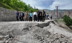 Tortum'daki heyelanın ardından teknik incelemeler tamamlandı, valilik öncülüğünde bazı kararlar alındı