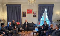 YÖK Başkanı Özvar, Şam Geçici Maslahatgüzarı Büyükelçi Burhan Köroğlu'nu ziyaret etti