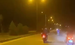 Çiftlikten kaçan atlar, trafiği birbirine kattı