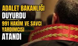 991 hakim ve savcı yardımcısının ataması gerçekleştirildi