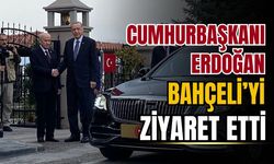 Cumhurbaşkanı Erdoğan'dan Bahçeli’ye ziyaret