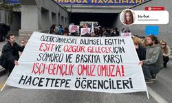 Hacettepe öğrencileri 1 mayıs için Tandoğan'a yürüdü