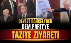 Bahçeli'den DEM Parti'ye taziye ziyareti