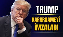Trump imzayı attı