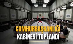 Cumhurbaşkanlığı Kabinesi, Cumhurbaşkanı Erdoğan başkanlığında toplandı