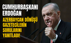 Cumhurbaşkanı Erdoğan'dan kritik açıklamalar!