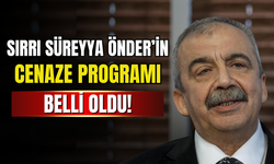 Sırrı Süreyya Önder'in cenaze programı belli oldu