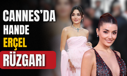 Hande Erçel Cannes'da poz verdi